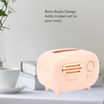 Retro Radio Tissue Box Multipurpose Large Facial Tissue Dispenser Box 9338 UK