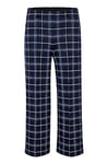 PART TWO Women's Wide Leg High-Wrap Fabric Trousers, Night Sky Check, M