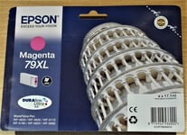 GENUINE EPSON 79XL Magenta cartridge T7903 TOWER OF PISA ink ORIGINAL boxed 2024