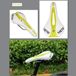 AMAZOM Bike Seat for Men And Women, Padded Bicycle Saddle - Improves Comfort for Mountain Bike, with Universal Fit for Exercise Bike And Outdoor Bikes,White yellow
