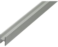H-profil KAISERTHAL aluminium silver 13,5x22x1,5 mm 2 m