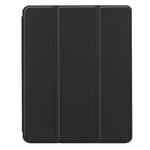 Fodral Tri-fold med Pencil-hållare iPad 9.7 5th Gen (2017) svart