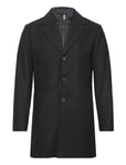 Bs Kingston Slim Fit Coat Yllerock Rock Black Bruun & Stengade