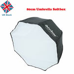 UK Godox Octagon Softbox 80cm/31.5" Inch Umbrella Reflector for Flash Speedlight
