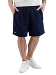 Lacoste Sport Men's GH353T Tapered Sports Shorts, Blue (NAVY BLUE 166), XL (Manufacturer Size: 6)