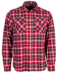 Pinewood Härjedalen Skjorta Herr Red/Navy XL