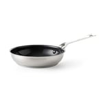 KitchenAid Stainless Steel 3-Layer Non-Stick 20 cm Frying Pan Skillet, Multi Clad, Induction, Oven Safe, Stay-Cool Handle, Silver