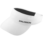 Salomon Cross Unisex Cap, Trail Running Hiking, Active Comfort, Optimized Position, and Recycled Fabric, White, One Size