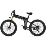 Hopfällbar elcykel Bezior X PLUS, 1500W 48V 17.5Ah, hydraulisk skivbroms