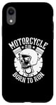 Coque pour iPhone XR Moto Club Born To Run Vintage Biker Rider