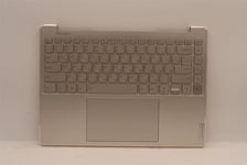 Lenovo Yoga 9 14IAP7 Keyboard Palmrest Top Cover Russain Silver 5CB1H23761