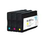 3 C/M/Y Ink Cartridges for HP Officejet Pro 276dw, 8600, 8610, 8620