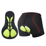 Vadderade cykelshorts Cykelunderkläder 5d Andningsbyxor Shorts Mtb Dam Herr Blue  Black XL