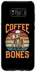 Galaxy S8+ Retro Coffee Brewer Skeleton Case