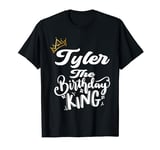 Tyler The Birthday King Happy Birthday Shirt Men Boys Teens T-Shirt