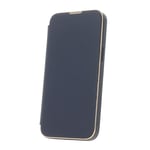 Smart Magnetfodral för iPhone 15 Pro Guldfärgat - Marinblå - TheMobileStore iPhone 15 Pro Magsafe Skal