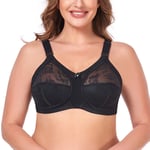 UK Womens Plus Size Full Cup Bra Minimiser Non Padded Non wired Comfort Bralette