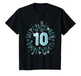 Youth 10th Birthday - Girl Is Now 10 Bday Party 10 Years Old T-Shirt