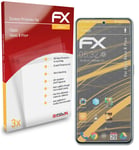 atFoliX 3x Screen Protection Film for Oppo Reno 8 Pro+ matt&shockproof