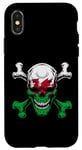 iPhone X/XS Wales UK Flag Skull Pride Wales UK Gifts Love Wales Souvenir Case