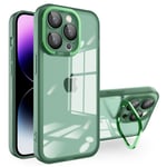 SKALO iPhone 15 Pro Color Bumper Kamera Ring Skal - Grön