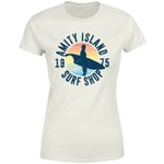 Jaws Amity Surf Shop Women's T-Shirt - Cream - L - Cream
