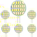 CDQ G4 LED 3W, AC12-24V, 300LM Kallt vitt 6000K, 24x5730 SMD 6-pack