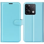 Xiaomi Redmi Note 13 5G Fodral Litchi Blå