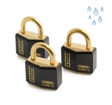 ABUS Abus Hänglås T84 30mm Rostfritt (3 Lika)