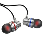 Wired Earbuds, Quad-core Deep Bass Dual Dynamic Headset Super Crystal Clear Sound Video Game Karaoke Earphone in-Ear Headphone