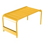 Fermob - Luxembourg Large Low Table/Bench, Honey - Småbord & Sidobord utomhus