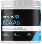 Genetic Supplements BCAA Tablets with Leucine, Iso-Leucine & Valine – 2500Mg Bca