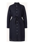 Isa Linen Shirt Dress Blue Lexington Clothing