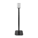 Nedis Speaker Mount | Kompatibel med: Sonos® One SL™ / Sonos® One™ / Sonos® PLAY:1™ | Gulv | 10 kg | Højde justerbar | ABS / Stål | Sort