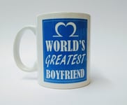 World’s Greatest Boyfriend Ceramic Mug Tea Cup Christmas Gift Romantic Present