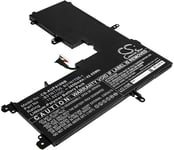 Kompatibelt med Asus VivoBook Flip 14 TP410UA-DS71T, 11.52V, 3650 mAh