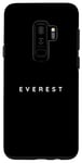 Coque pour Galaxy S9+ Everest Souvenir / Everest Mountain Climber Police moderne
