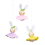 DIY-kit Ballerina Bunnies påskpyssel för söta 6 ballerina-kaniner