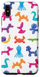 Coque pour iPhone XS Max Motif de couleur animal ballon – Graphique de fête pour enfants et clown