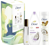 Dove Blissfully Relaxing Body Collection with Home Fragrance Spray 3 Piece Gift