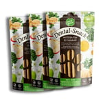 Irish Pure Dental Snack Bundle Lot de 3 Paquets de friandises pour Chien de 150 g de bâtonnets dentaires de 150 g | sans céréales | Récompense pour Chien | Snack 100% Naturel | Friandises pour Chien