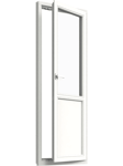 Inåtgående Fönsterdörr Vitmålad 11x20 Vänster (inifrån sett)