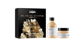 L'Oréal Professionnel, Coffret Cadeau Absolut Repair, Routine Réparatrice, Cheveux Secs & Abîmés, Duo Shampoing + Masque, Édition Limitée Serie Expert