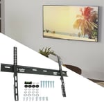 27"-70" Inch Black Slimline LED LCD Plasma TV Slim Flat Wall Mount Bracket 50KG