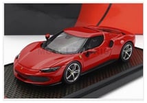 Bbr-Models Bbrc264A Ferrari - 296 Gtb Hybrid 830Hp V6 2021 - Rosso Corsa 322 - R