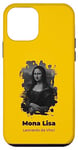 Coque pour iPhone 12 mini La Gioconda MonaLisa Grunge par Leonardo DaVinci