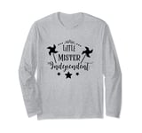 Little Mister Independent 4th Of July America Long Sleeve T-Shirt