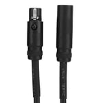 ASHATA 3 Pin Audio Connecting Cable, Mini XLR Audio Cable, for DSLR Cameras for Photography Equipment(3 meters)