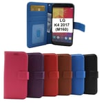 New Standcase Wallet LG K4 2017 (M160) (Svart)