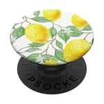 Grip Lemon Design - Leomon And White Grip PopSockets PopGrip: Swappable Grip for Phones & Tablets